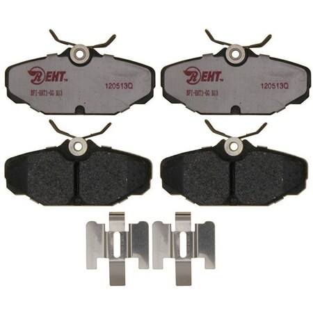 R/M Brakes BRAKE PADS OEM OE Replacement Hybrid Technology Includes Mounting Hardware EHT610H
